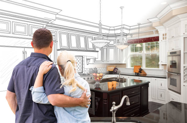 Load-bearing wall removal in Point of Rocks by JMT Kitchen Cabinet